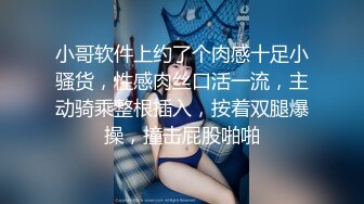 小哥软件上约了个肉感十足小骚货，性感肉丝口活一流，主动骑乘整根插入，按着双腿爆操，撞击屁股啪啪