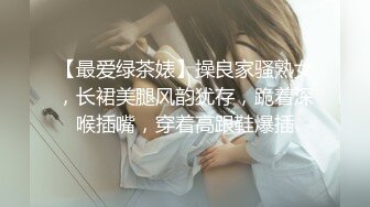 【最爱绿茶婊】操良家骚熟女，长裙美腿风韵犹存，跪着深喉插嘴，穿着高跟鞋爆插