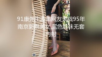 91康先生邀请网友大战95年南京郭琳美女,蓝色丝袜无套内射